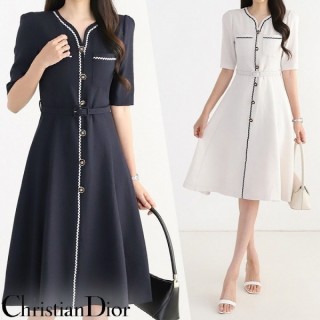 디* 23SS Soft linen feminine midi dress (여성)