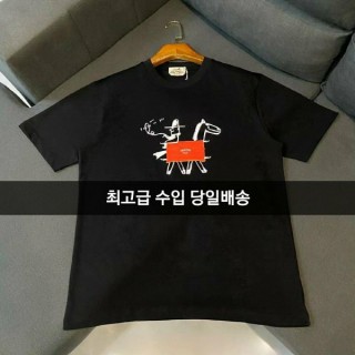 에*** 나염 반팔티 (남녀 공용)